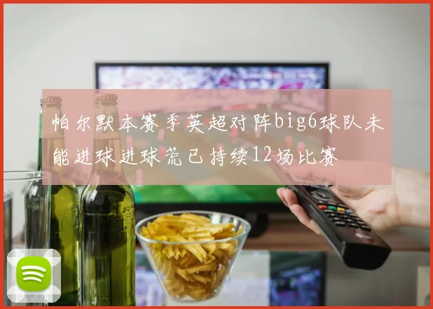 帕尔默本赛季英超对阵big6球队未能进球进球荒已持续12场比赛